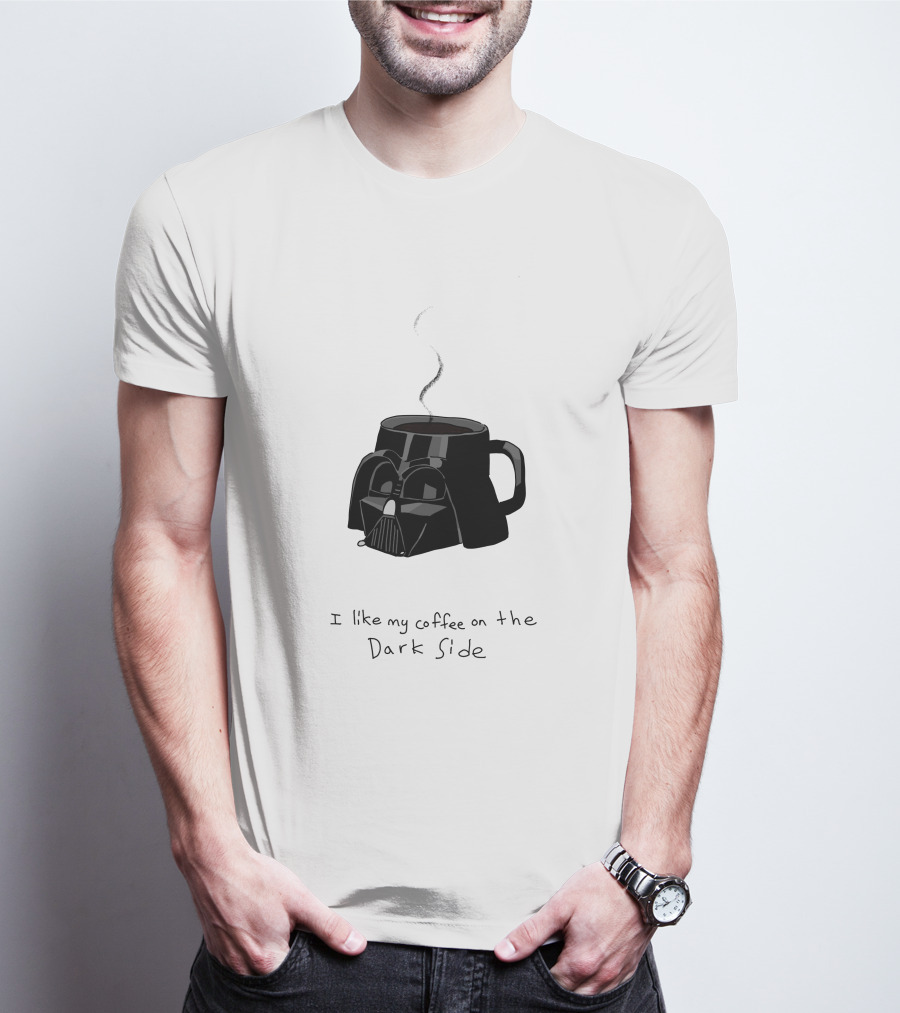 I Like My Coffee On The Dark Side Darth Vader Mug T-Shirt