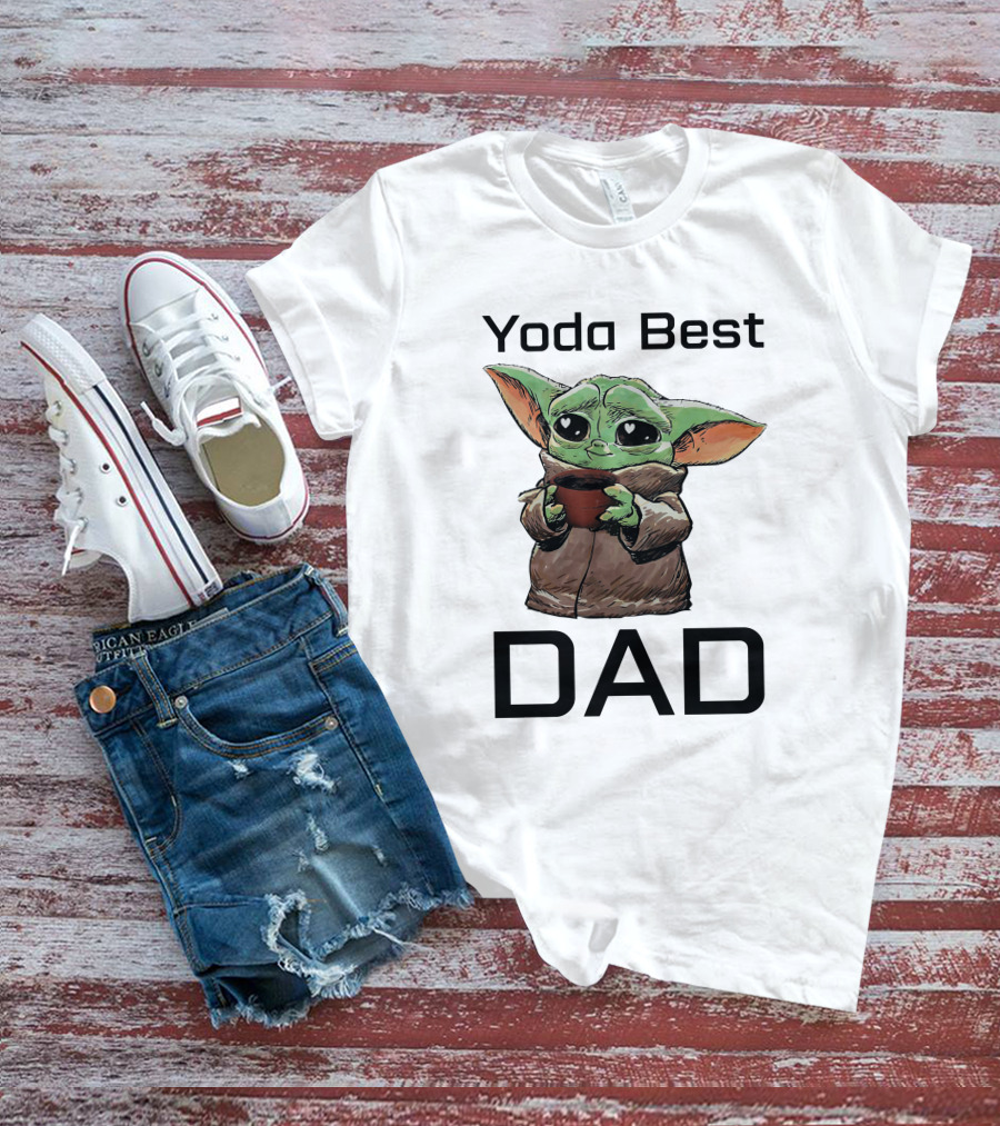 Yoda Best Dad Baby Yoda T-Shirt