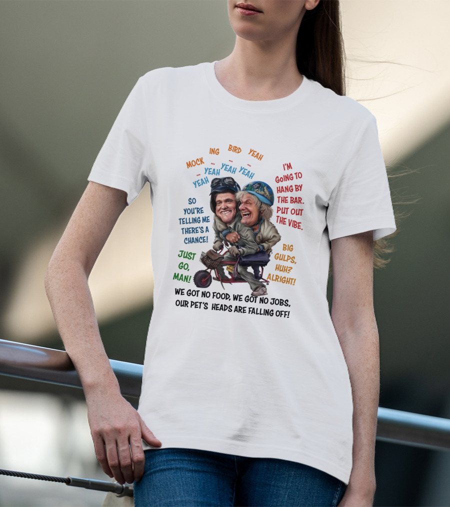 Dumb And Dumber Mockingbird So You're Telling Me There's A Chance Just Go Man Big Gulps Huh Alright T-Shirt