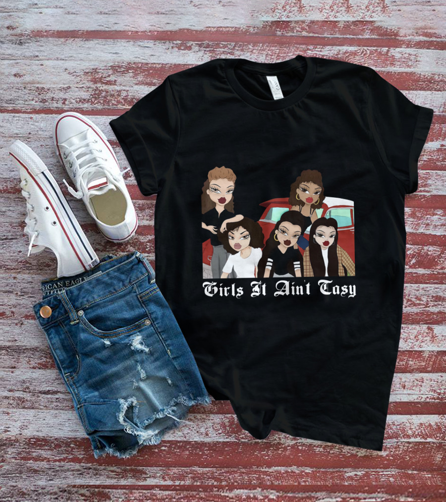 Mi Vida Loca Girls It Ain't Easy Five Women By Car T-Shirt