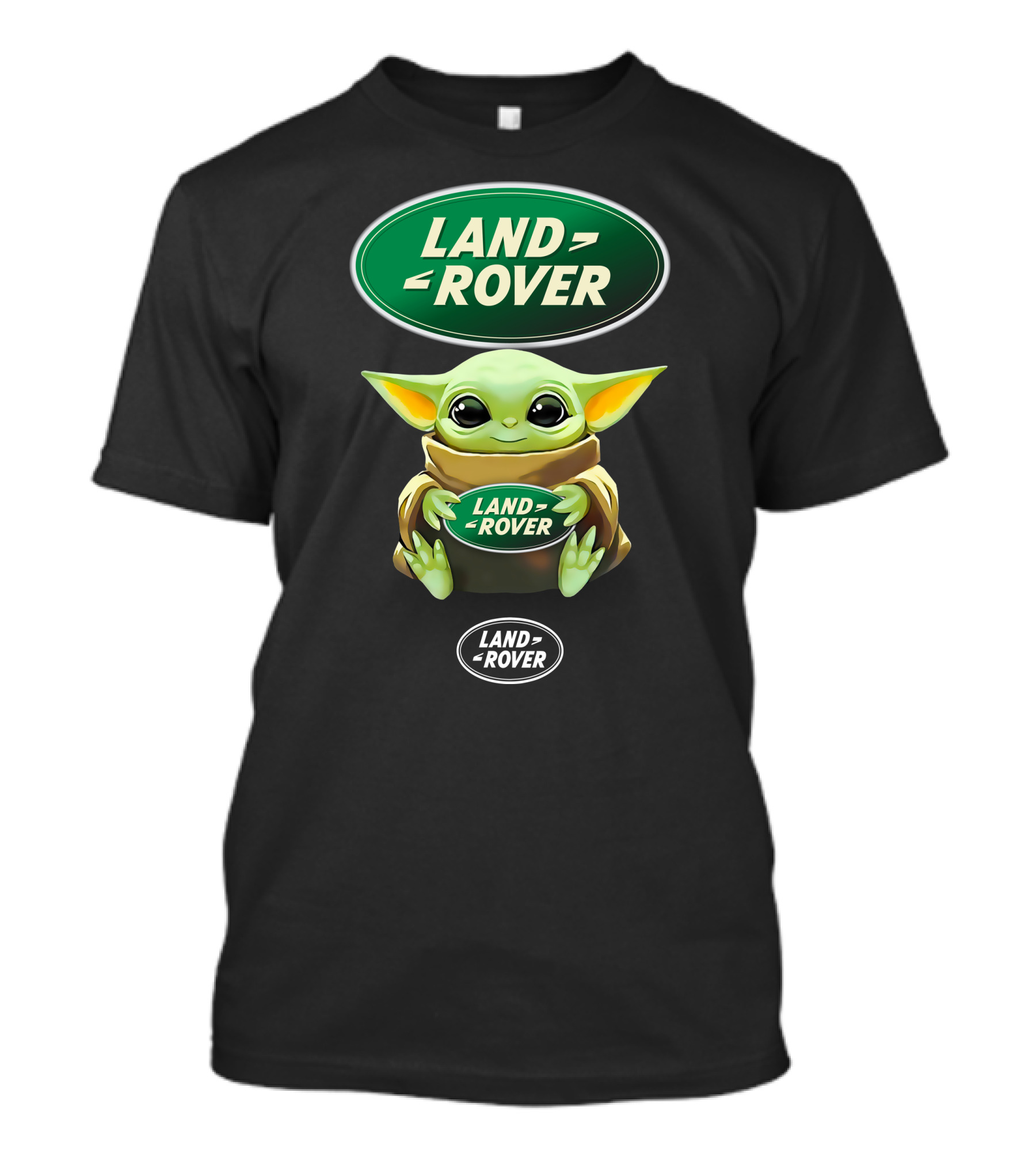 Land Rover Baby Yoda Hugging T-Shirt