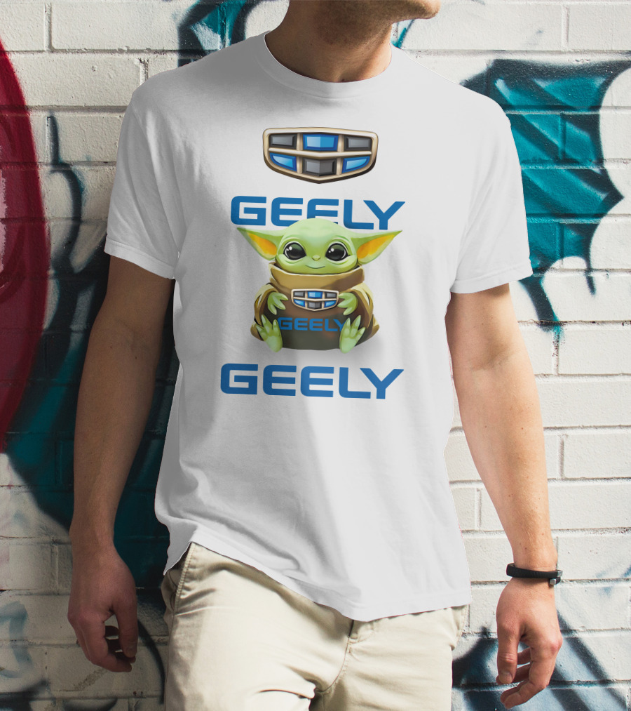 Geely Baby Yoda Hug With Geely T-Shirt