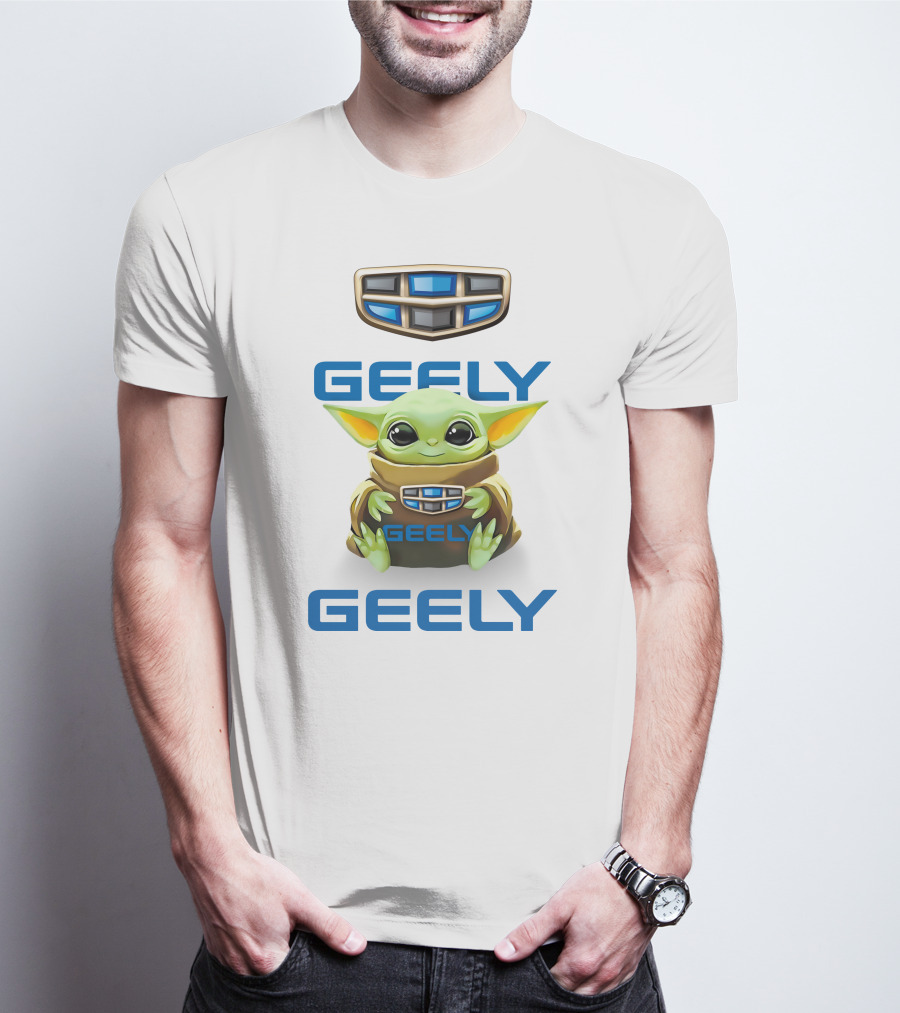 Geely Baby Yoda Hug With Geely T-Shirt