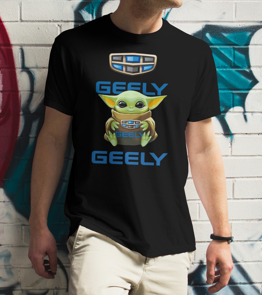 Star Wars The Mandalorian Baby Yoda Geely Embrace T-Shirt