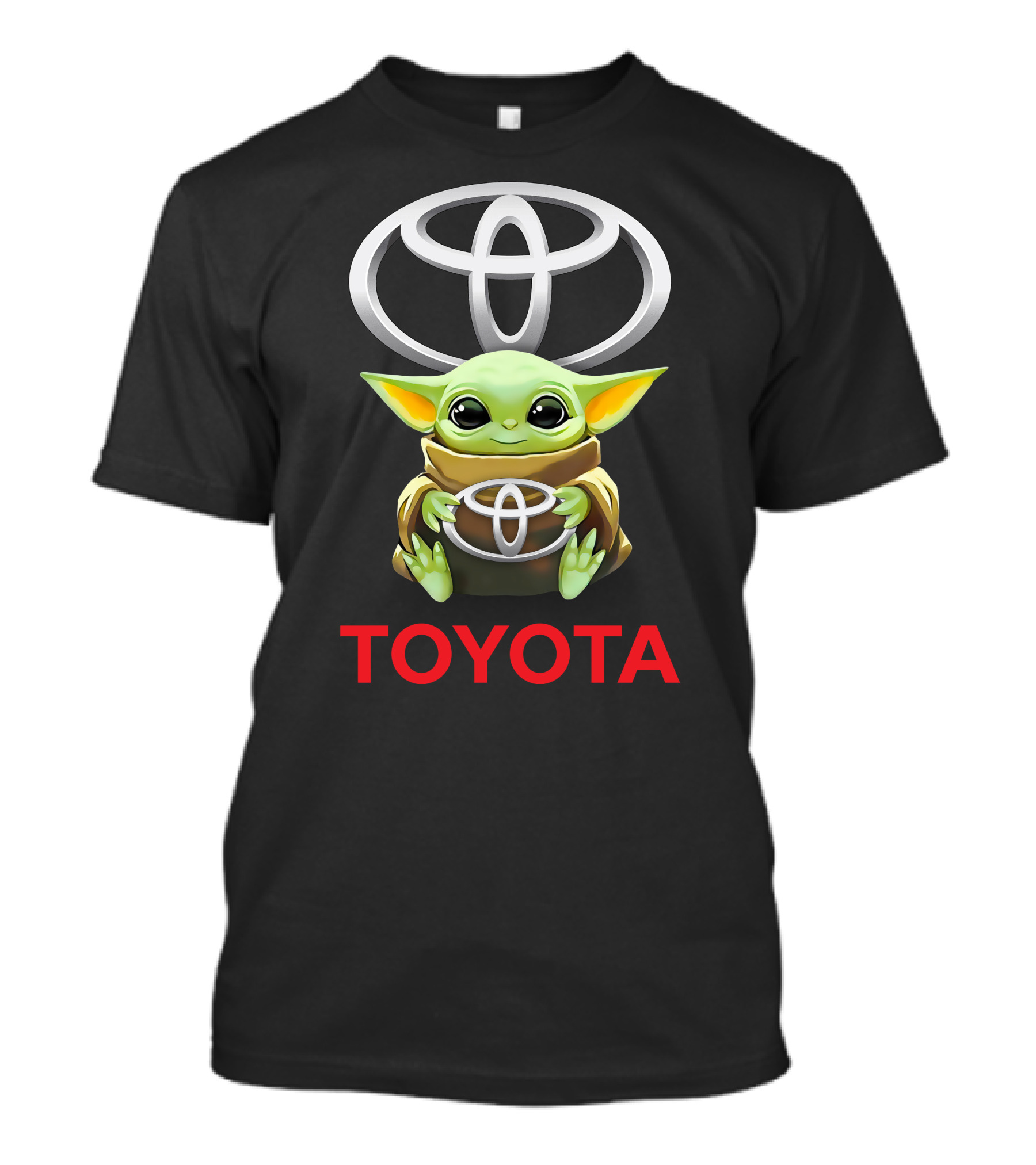Star Wars Baby Yoda Hugging Toyota T-Shirt