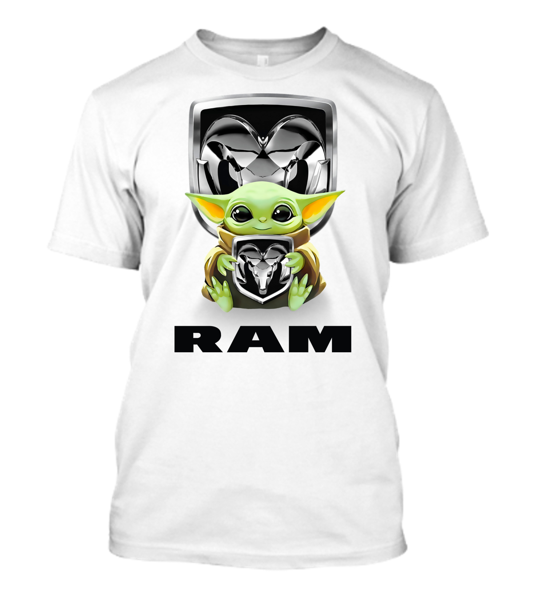 Star Wars Baby Yoda Hugging Ram T-Shirt