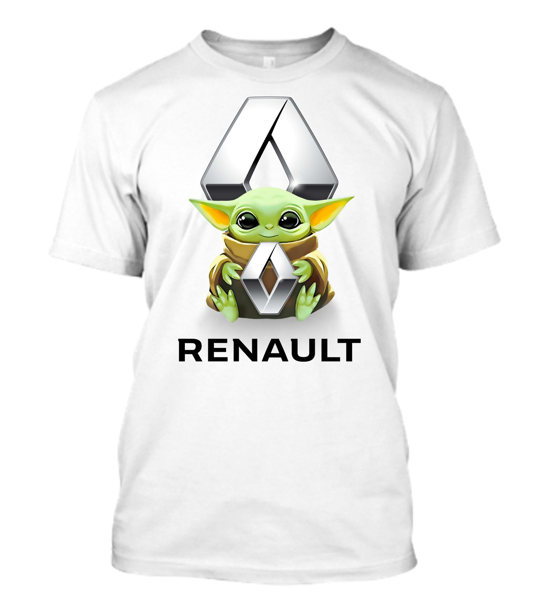 Star Wars Baby Yoda Holding Renault T-Shirt