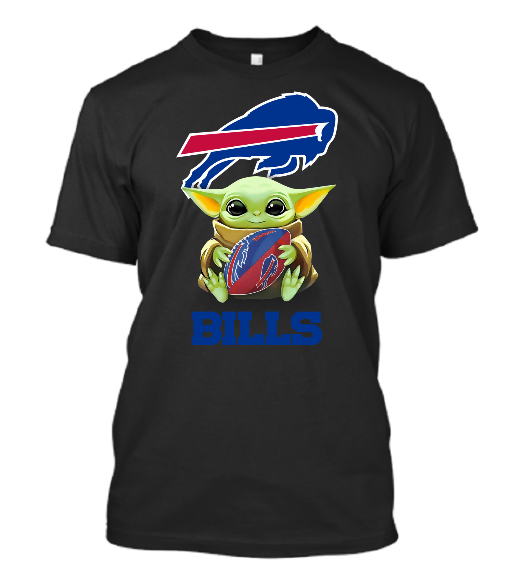 Grogu Buffalo Bills Football Hug T-Shirt