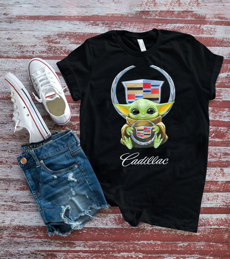 Grogu Holding Cadillac T-Shirt