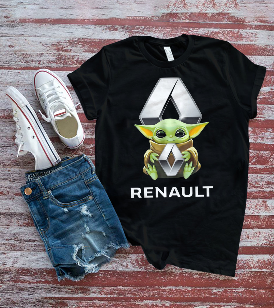 Grogu Holding Renault T-Shirt