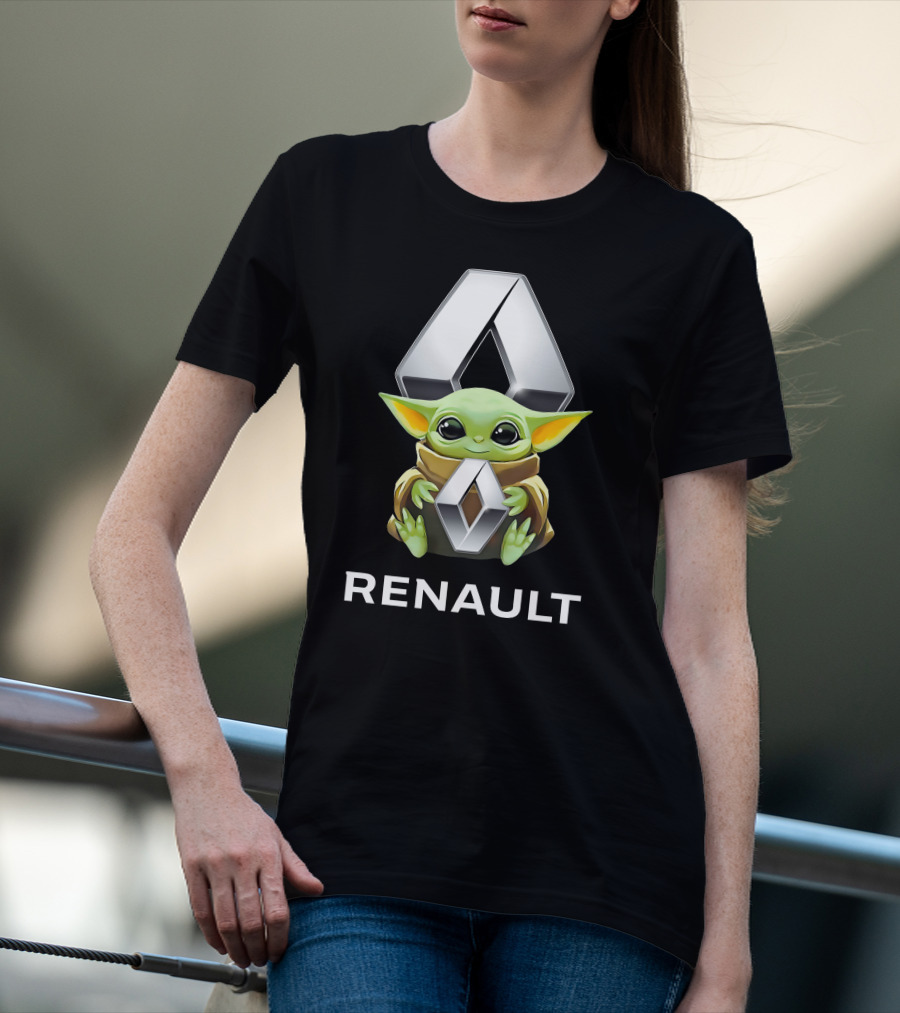 Grogu Holding Renault T-Shirt