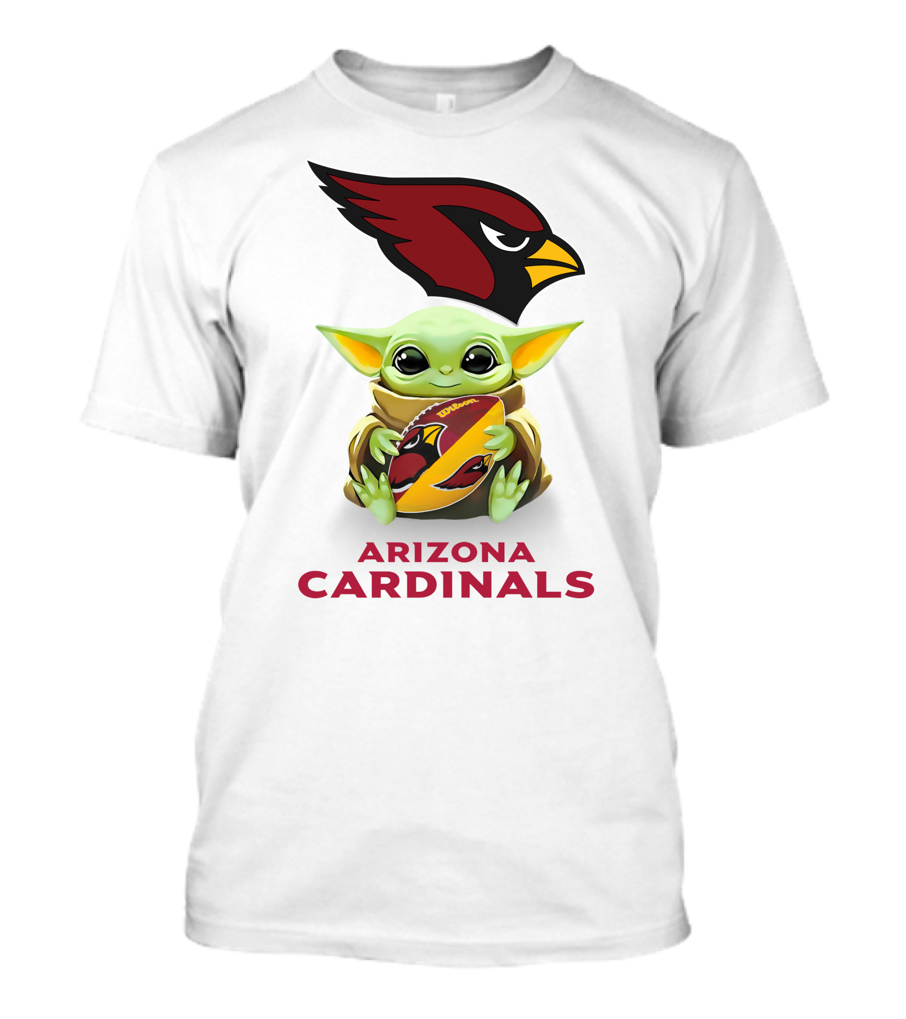 Grogu Hug Arizona Cardinals Football Spirit T-Shirt
