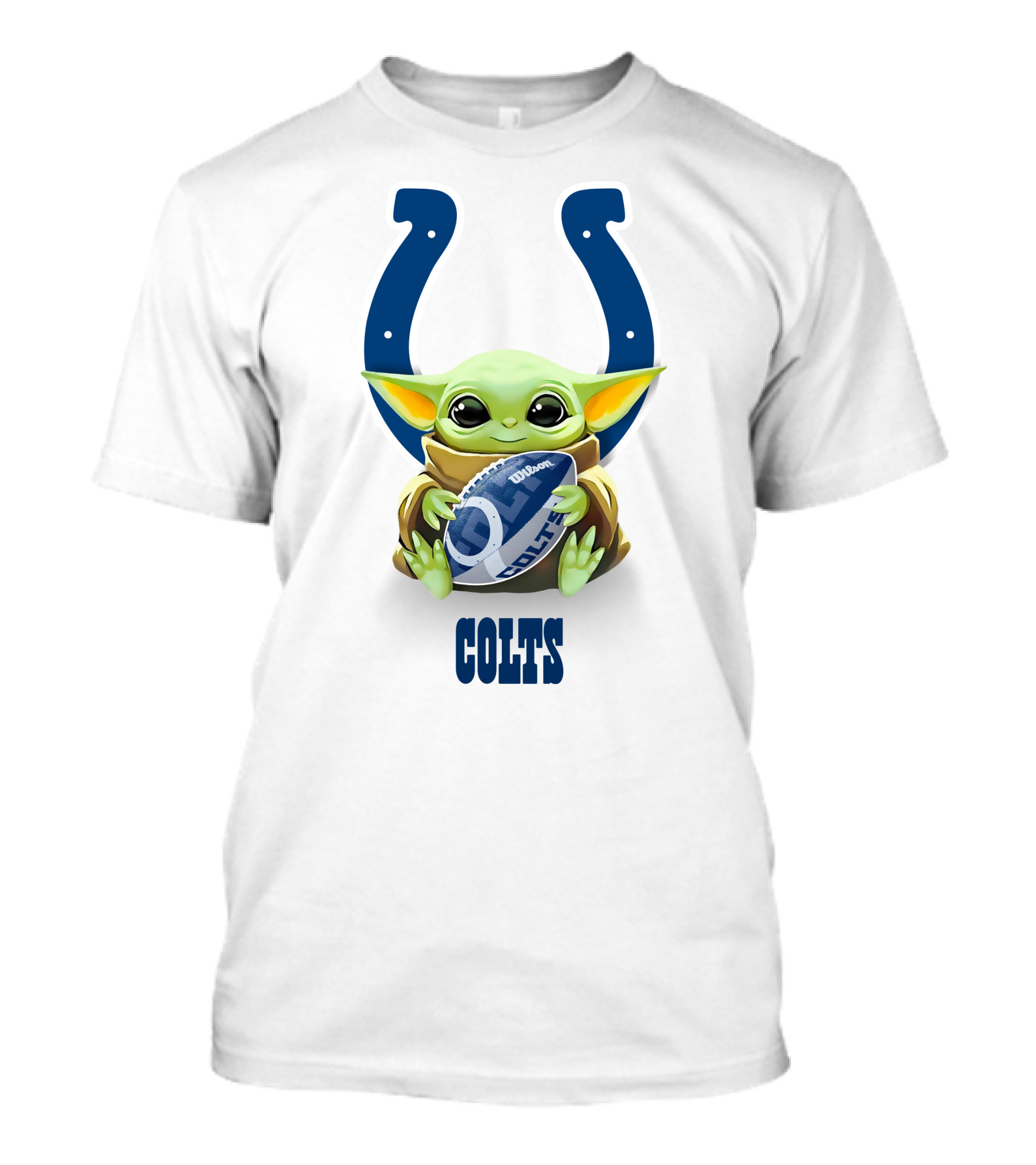Grogu Hug Colts Football Wilson Indianapolis Colts T-Shirt