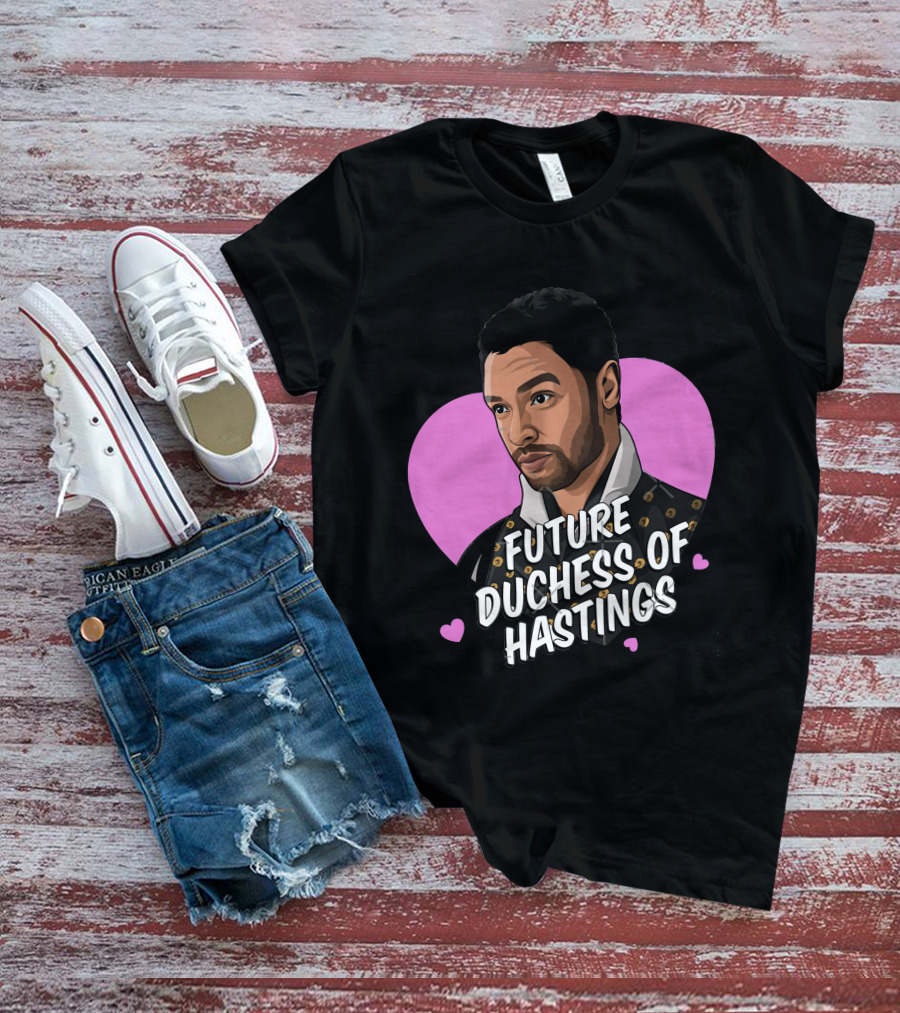 Future Duchess Of Hastings Regency Romance Gentleman Heart Background T-Shirt