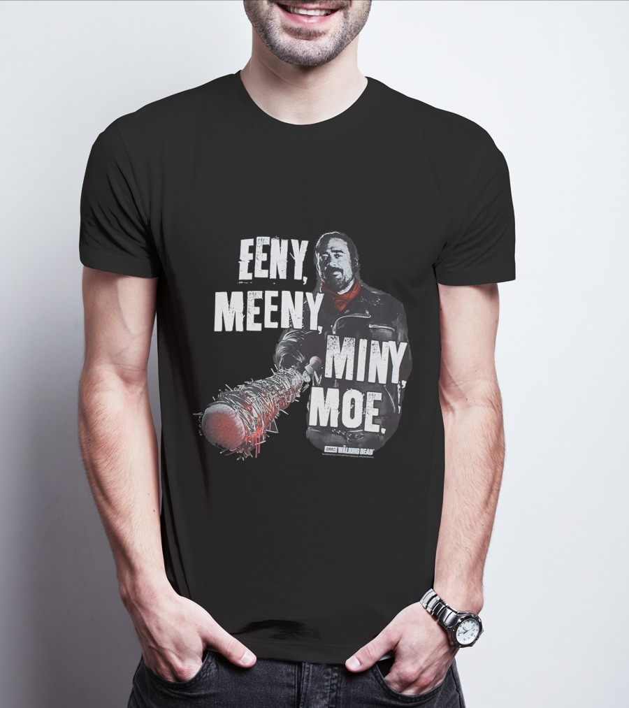Eeny Meeny Miny Moe The Walking Dead Negan Lucille T-Shirt