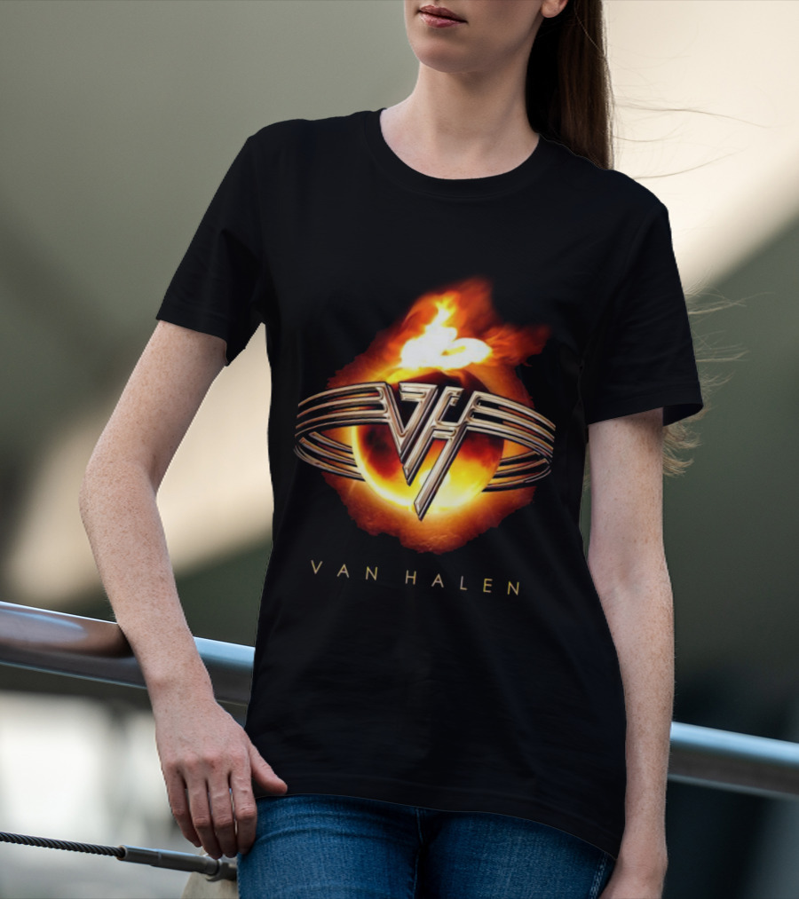 Van Halen Flaming Logo Iconic T-Shirt