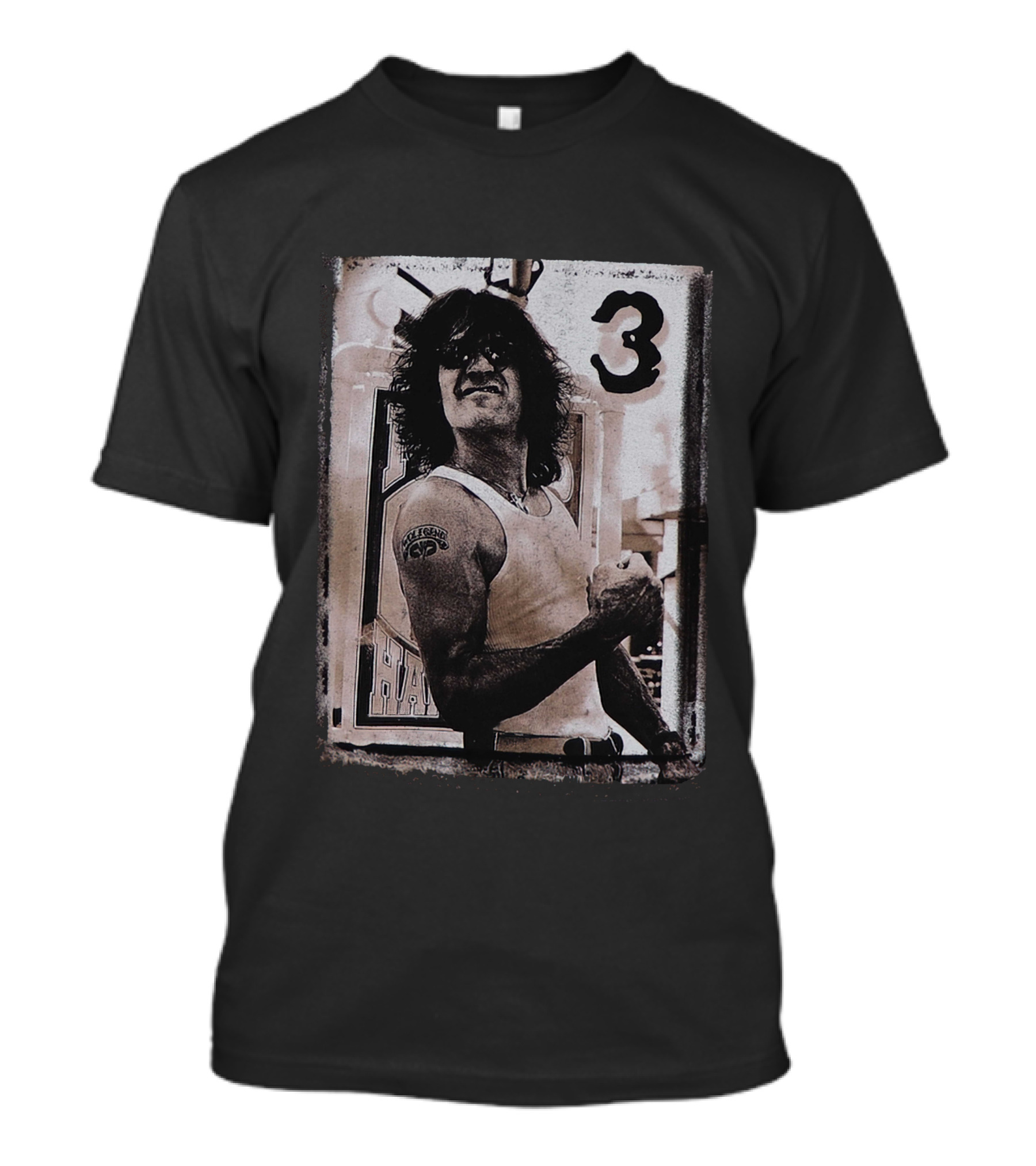 B&W Edition Vintage Photo Number 3 Tattoo T-Shirt