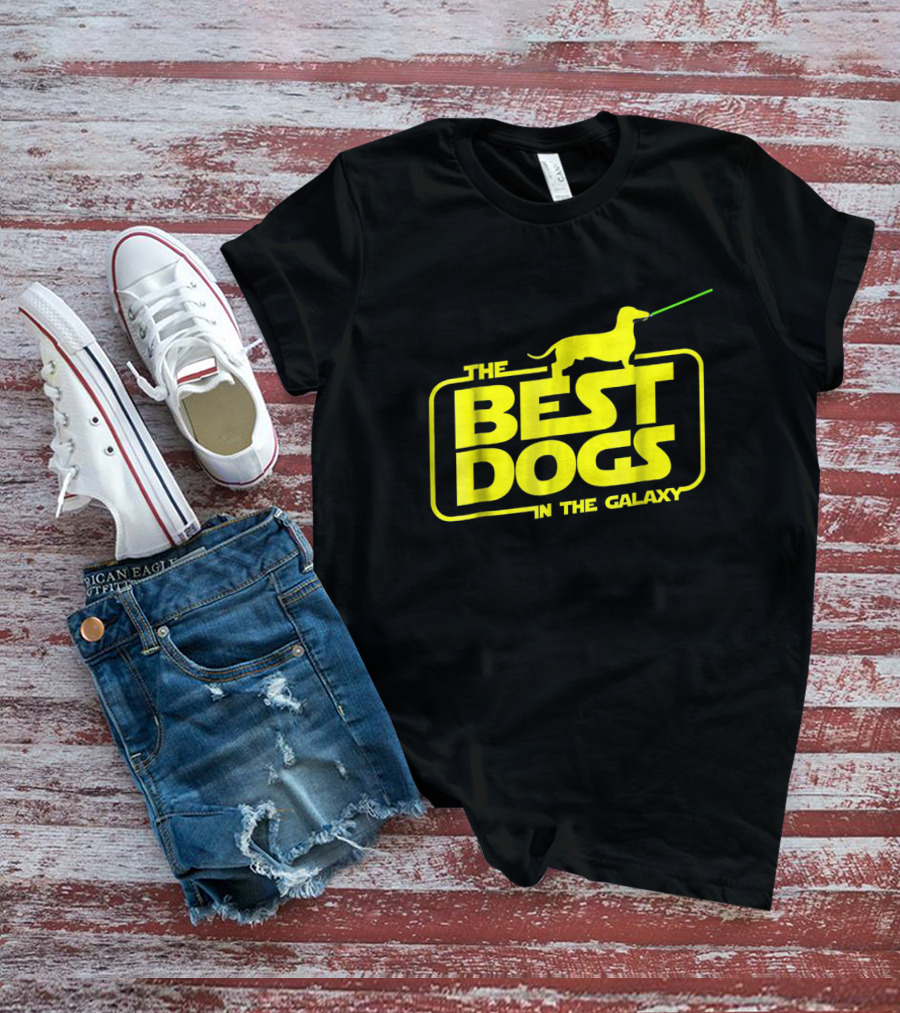 Best Dogs In The Galaxy Dachshund Star Wars T-Shirt