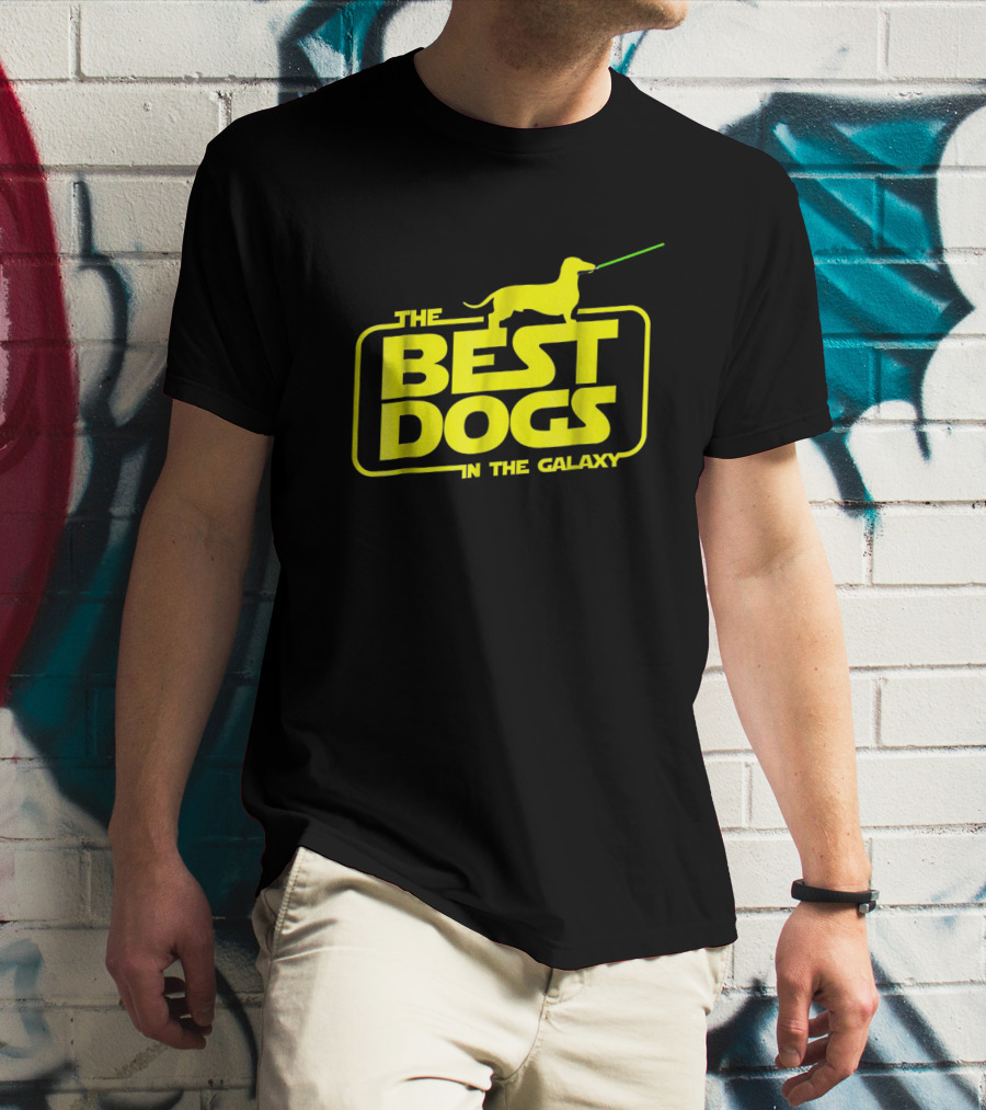 Best Dogs In The Galaxy Dachshund Star Wars T-Shirt