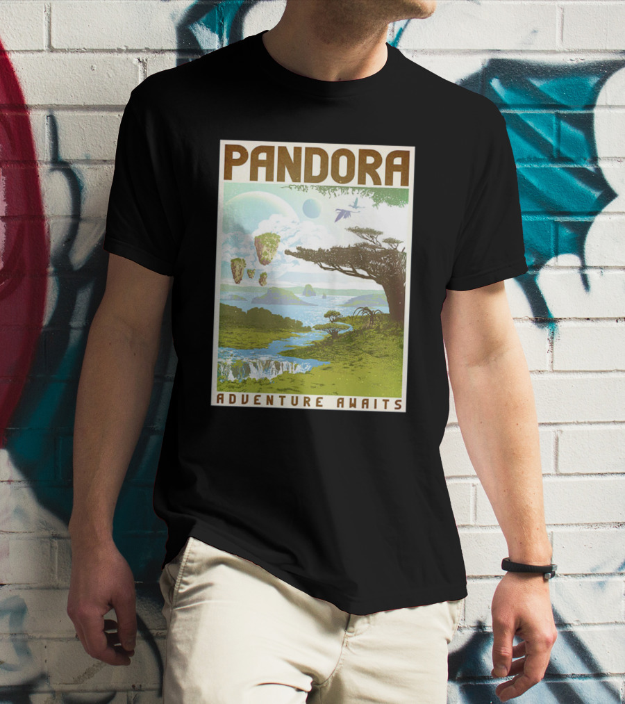 Pandora Adventure Awaits Floating Islands Scenic Landscape T-Shirt