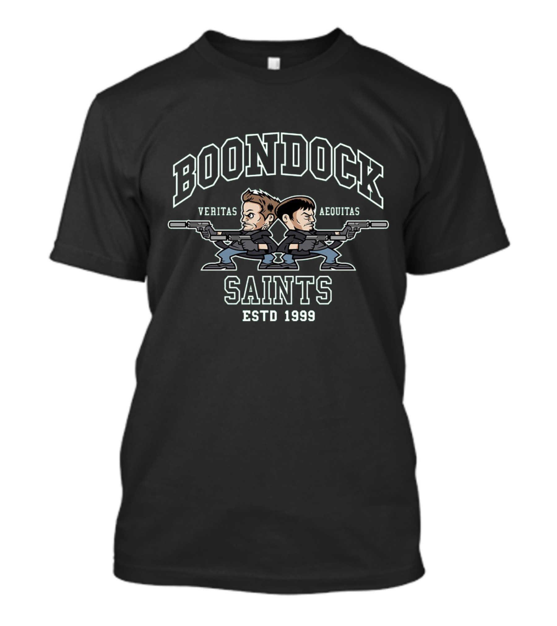 Boondock Saints Veritas Aequitas ESTD 1999 T-Shirt