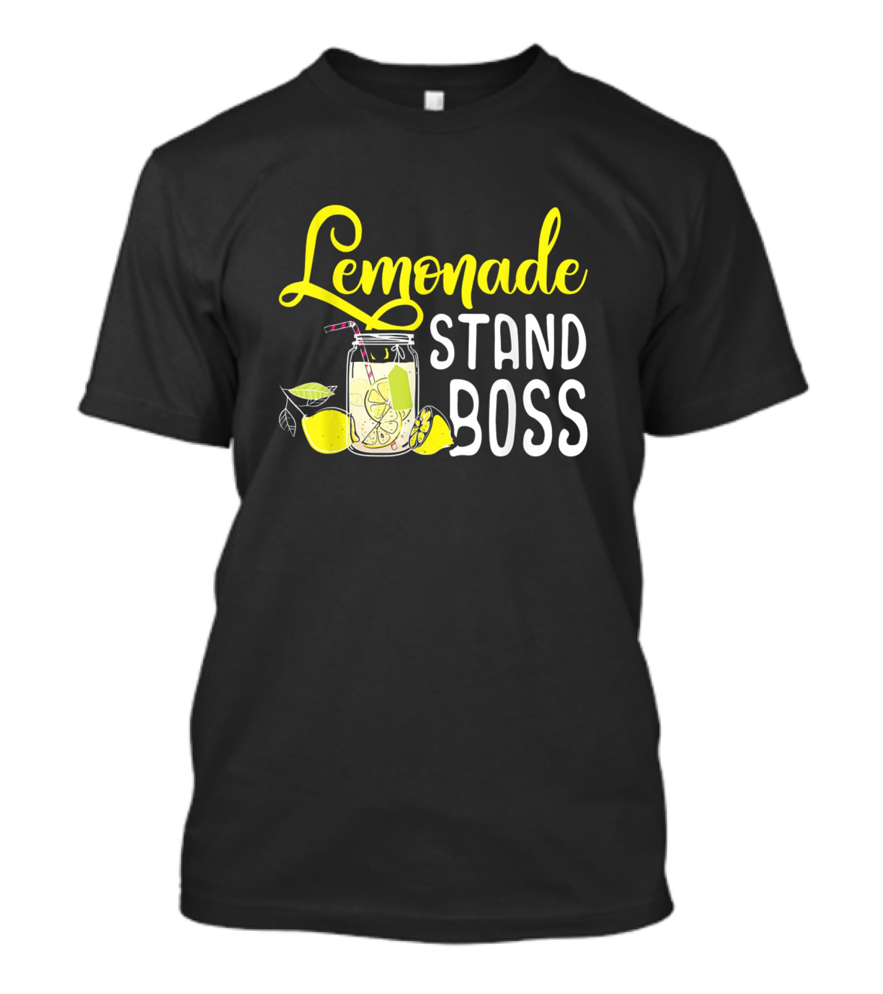 Lemonade Stand Boss With Funny Lemon Juice Graphic And Fresh Citrus T-Shirt
