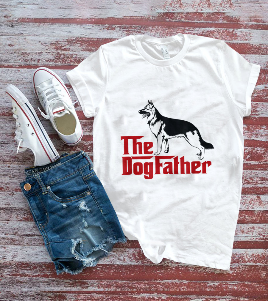 The Dogfather German Shepherd I Love My Pet Funny T-Shirt