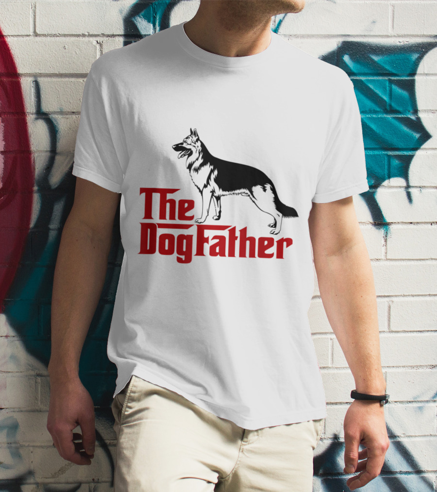 The Dogfather German Shepherd I Love My Pet Funny T-Shirt