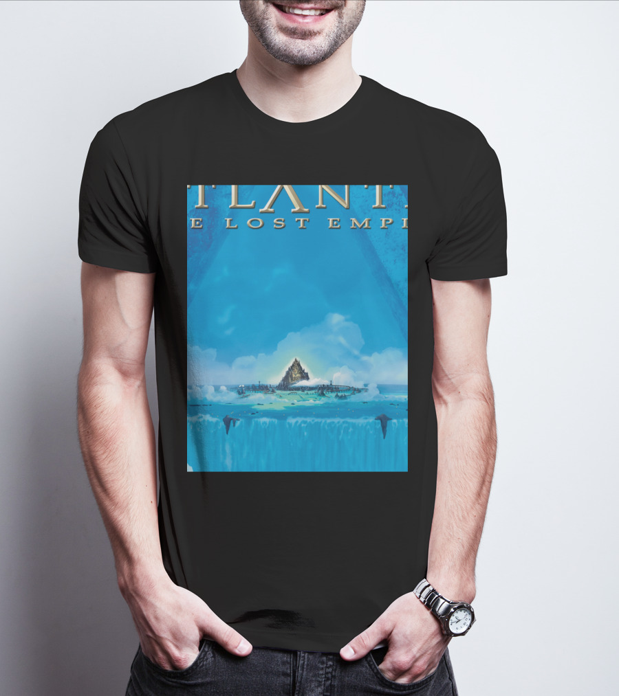 Atlantis The Lost Empire Disney Movie Scene Fade T-Shirt