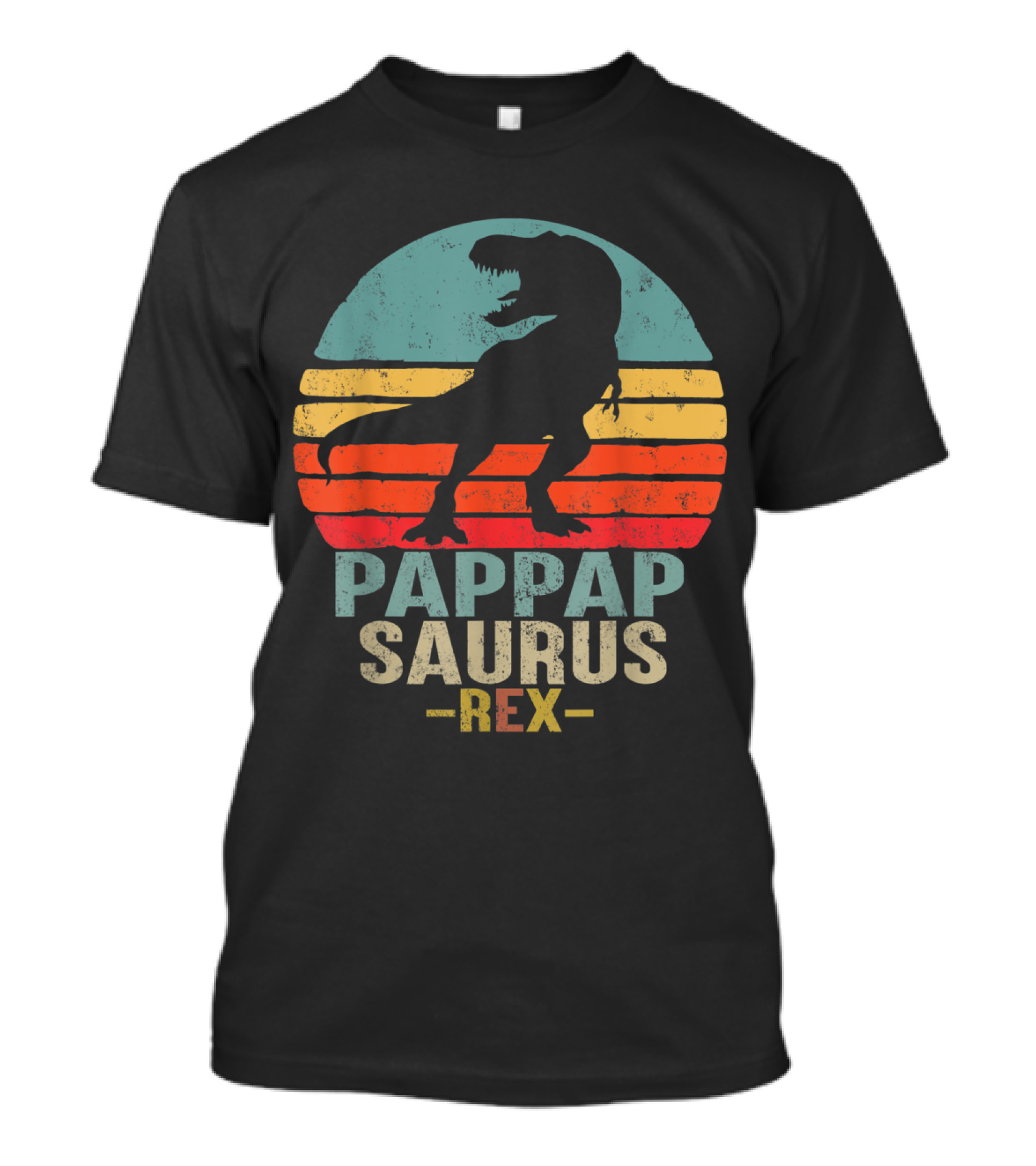 Pappapsaurus Rex T-Rex Dinosaur Retro Vintage T-Shirt