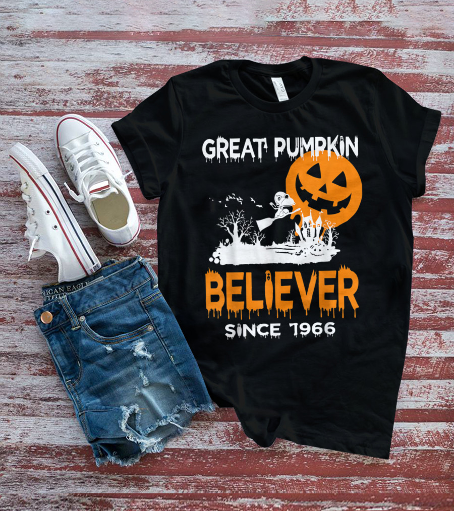 Great Pumpkin Believer Since 1966 Halloween Fun T-Shirt