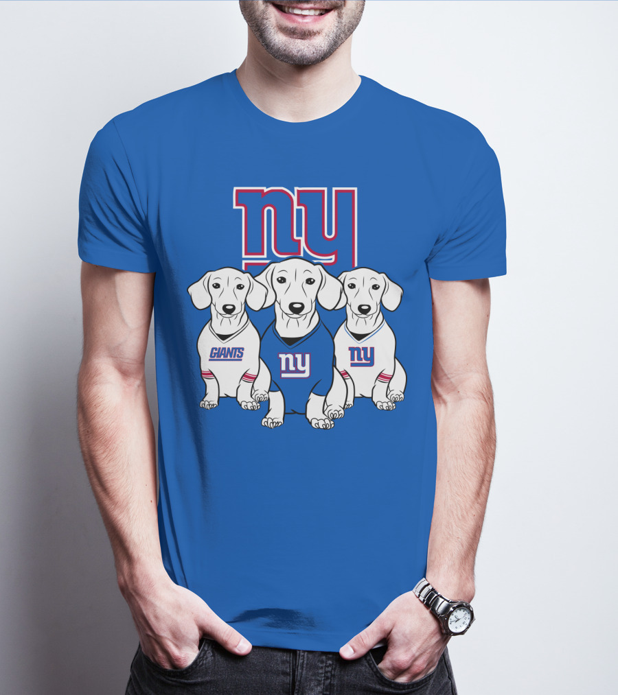Ny Giants Dachshund Dog T-Shirt