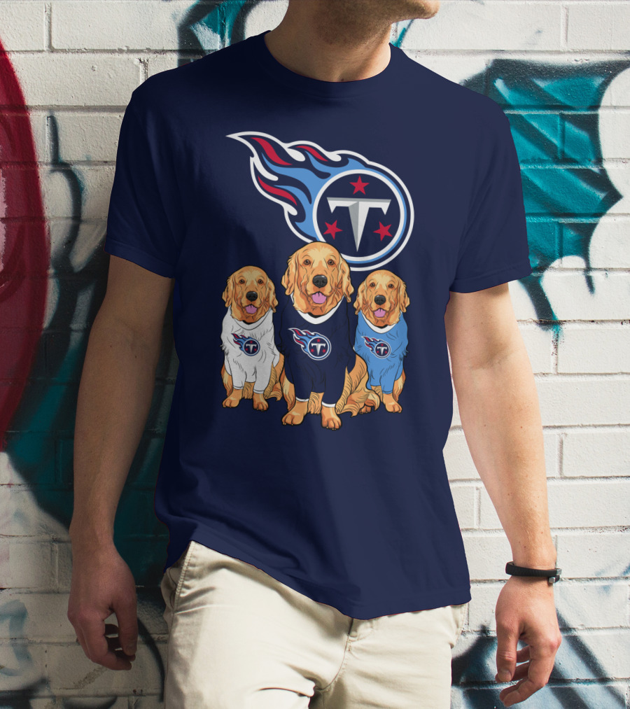 Tennessee Titans Golden Retrievers T-Shirt