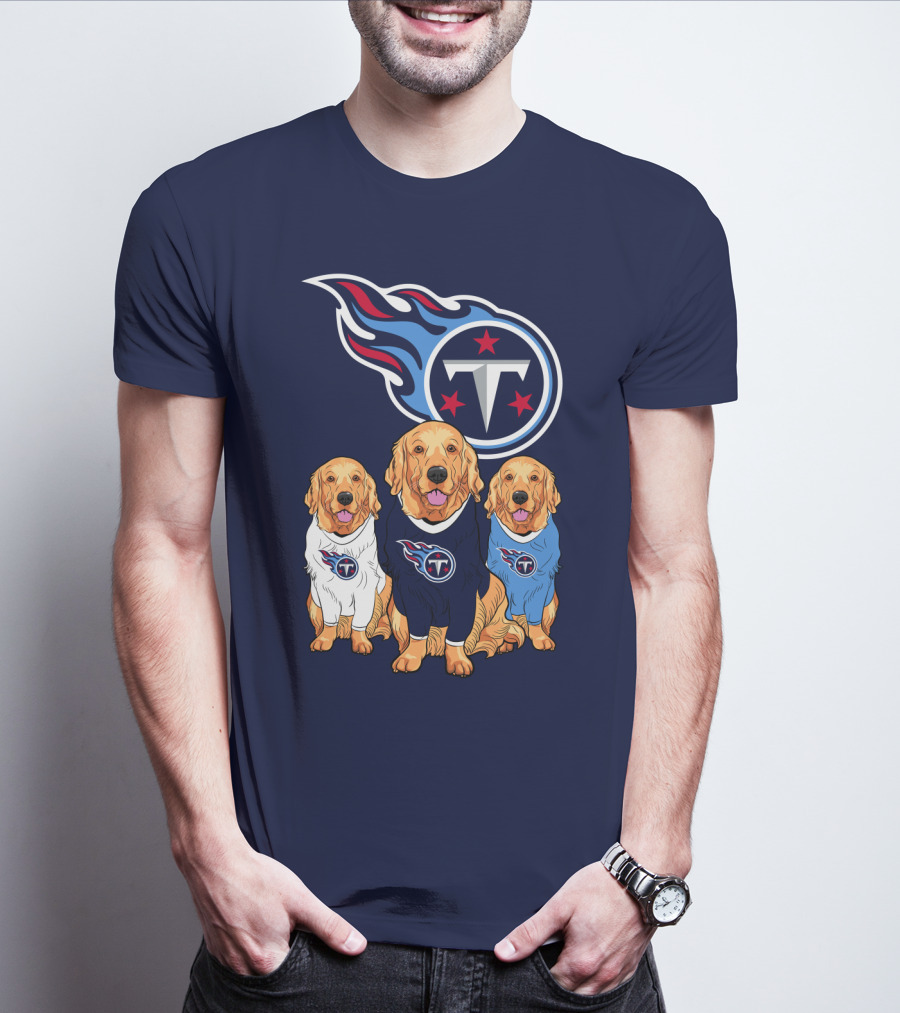 Tennessee Titans Golden Retrievers T-Shirt