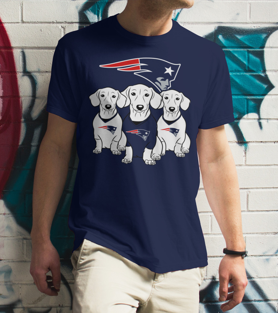 Patriots Dachshund Trio T-Shirt