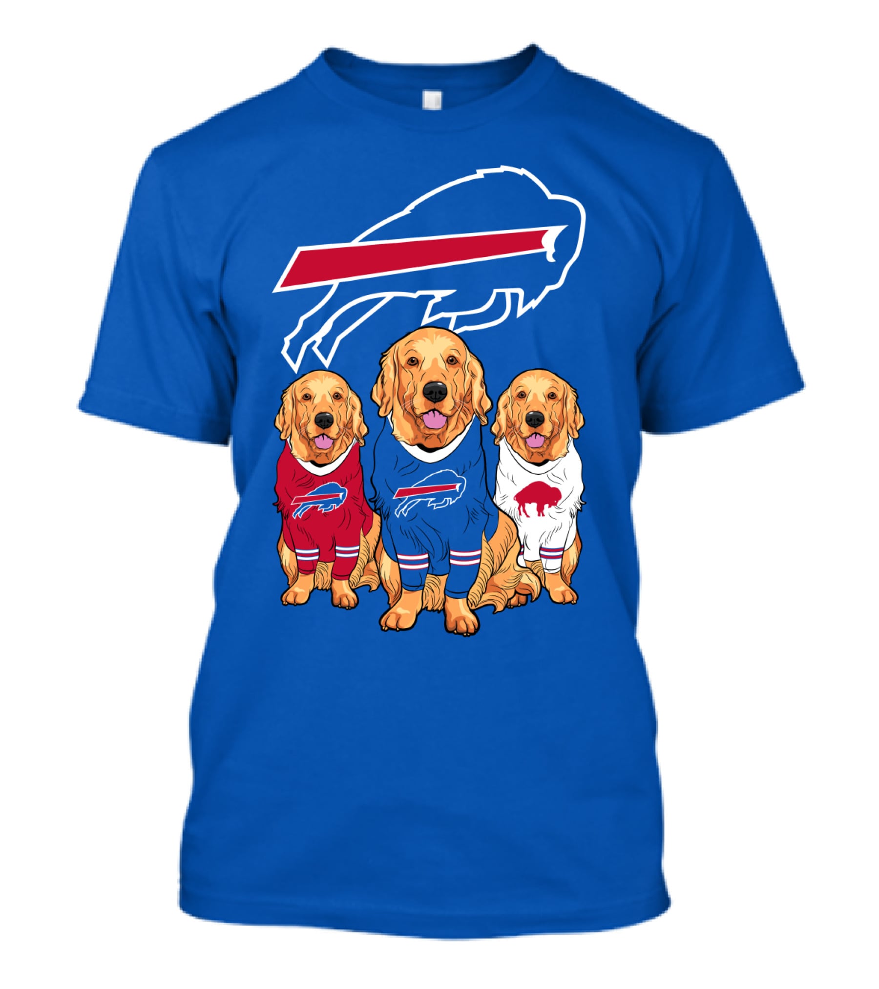 Buffalo Bills Golden Retrievers T-Shirt