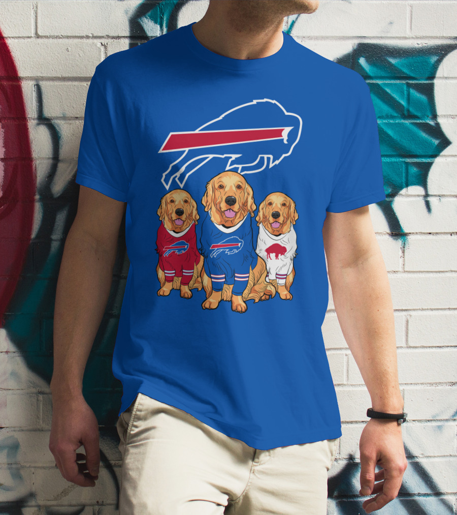 Buffalo Bills Golden Retrievers T-Shirt