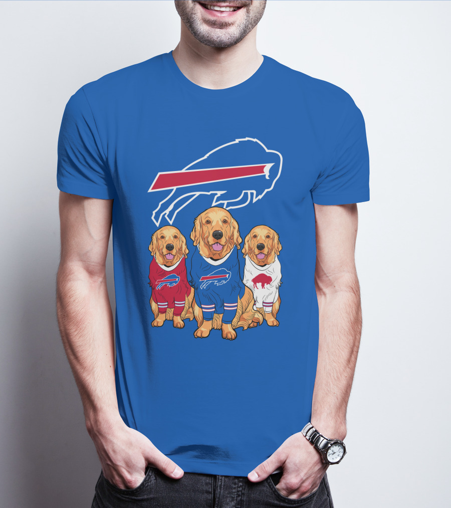 Buffalo Bills Golden Retrievers T-Shirt