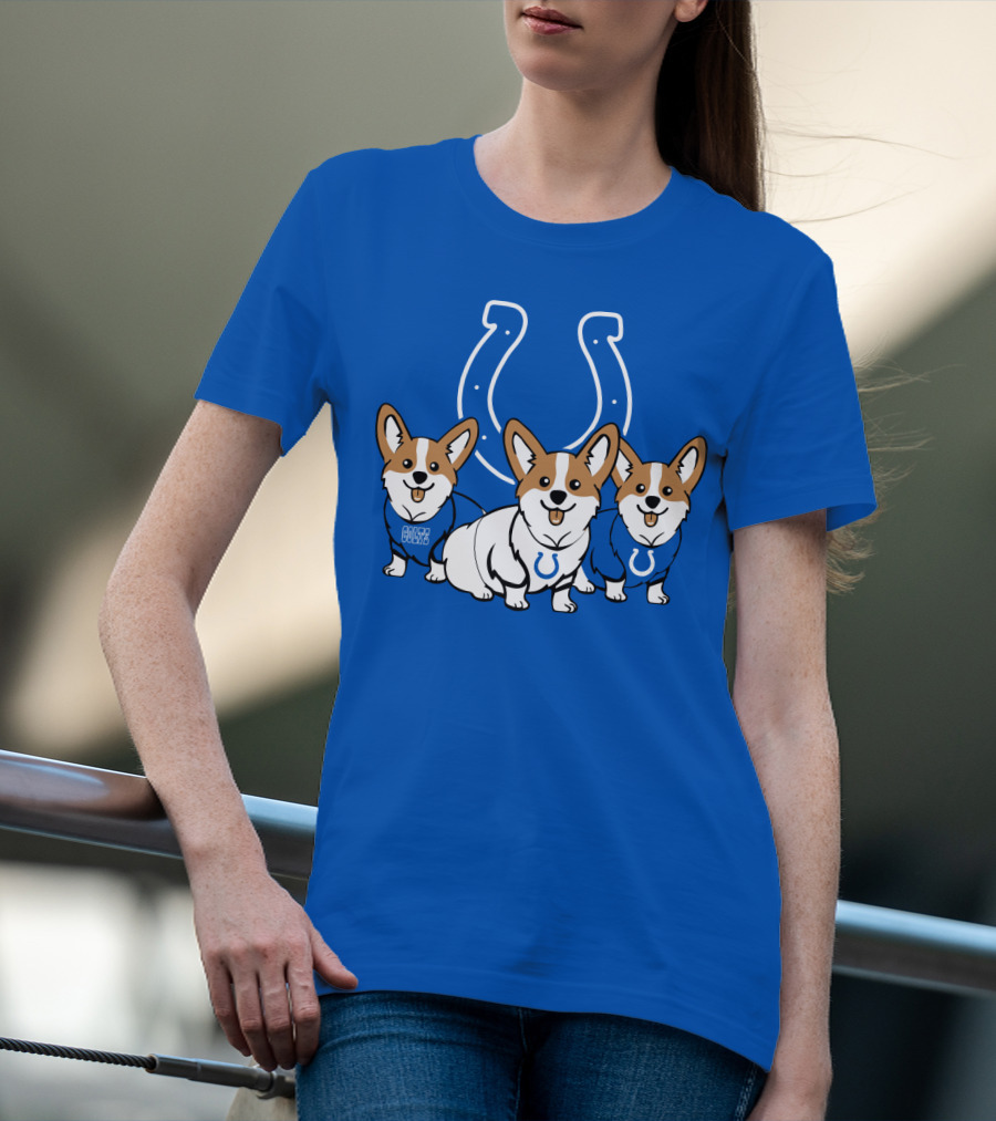 Indianapolis Colts Corgi T-Shirt