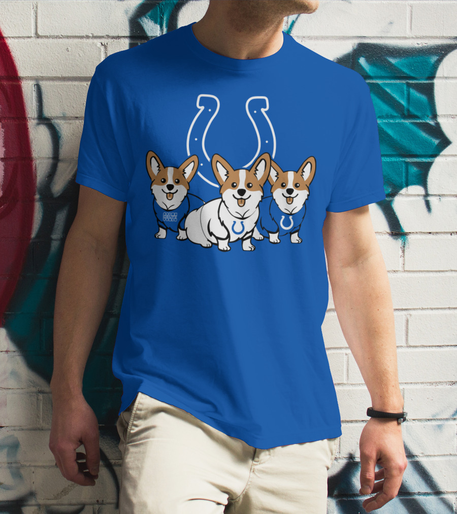 Indianapolis Colts Corgi T-Shirt