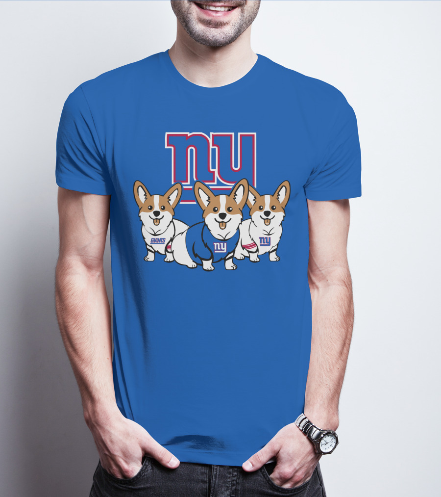 New York Giants Corgi T-Shirt