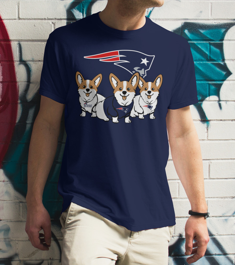 Patriots Corgi T-Shirt