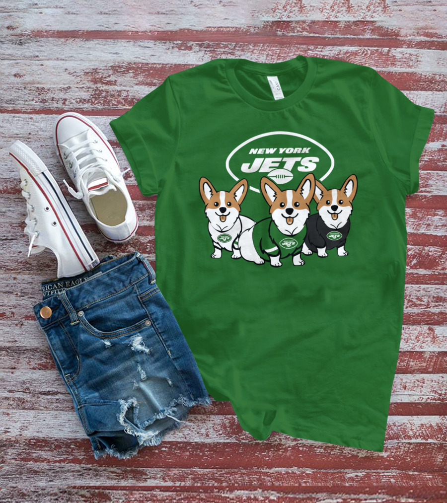 New York Jets Corgi T-Shirt