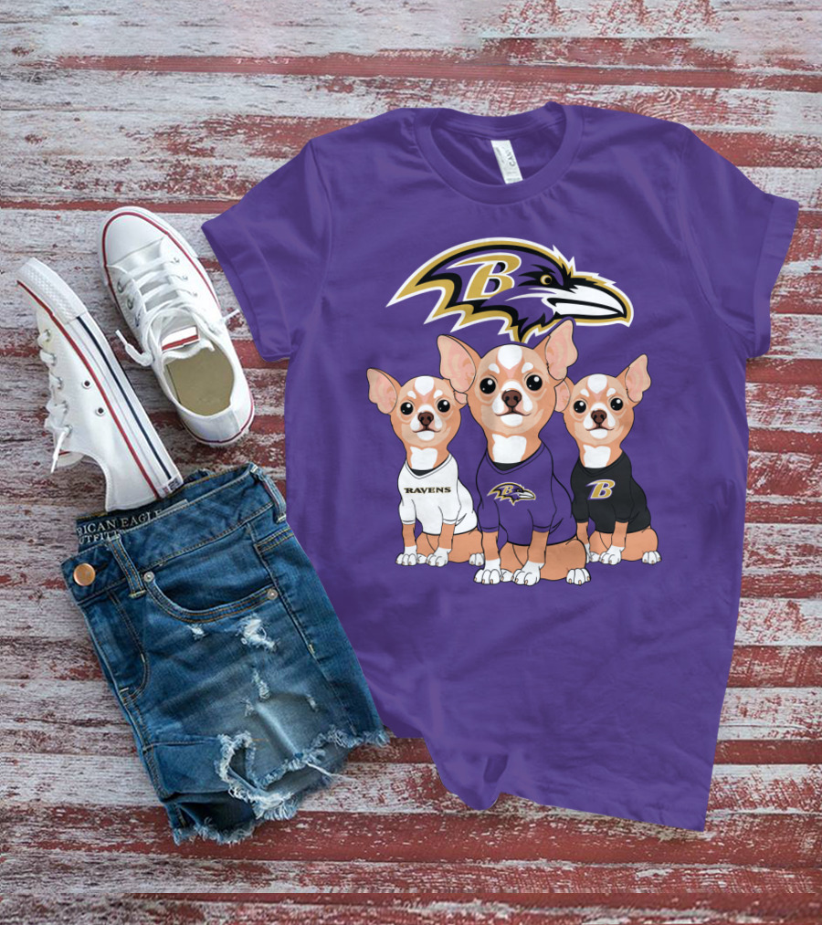 Ravens Chihuahua T-Shirt