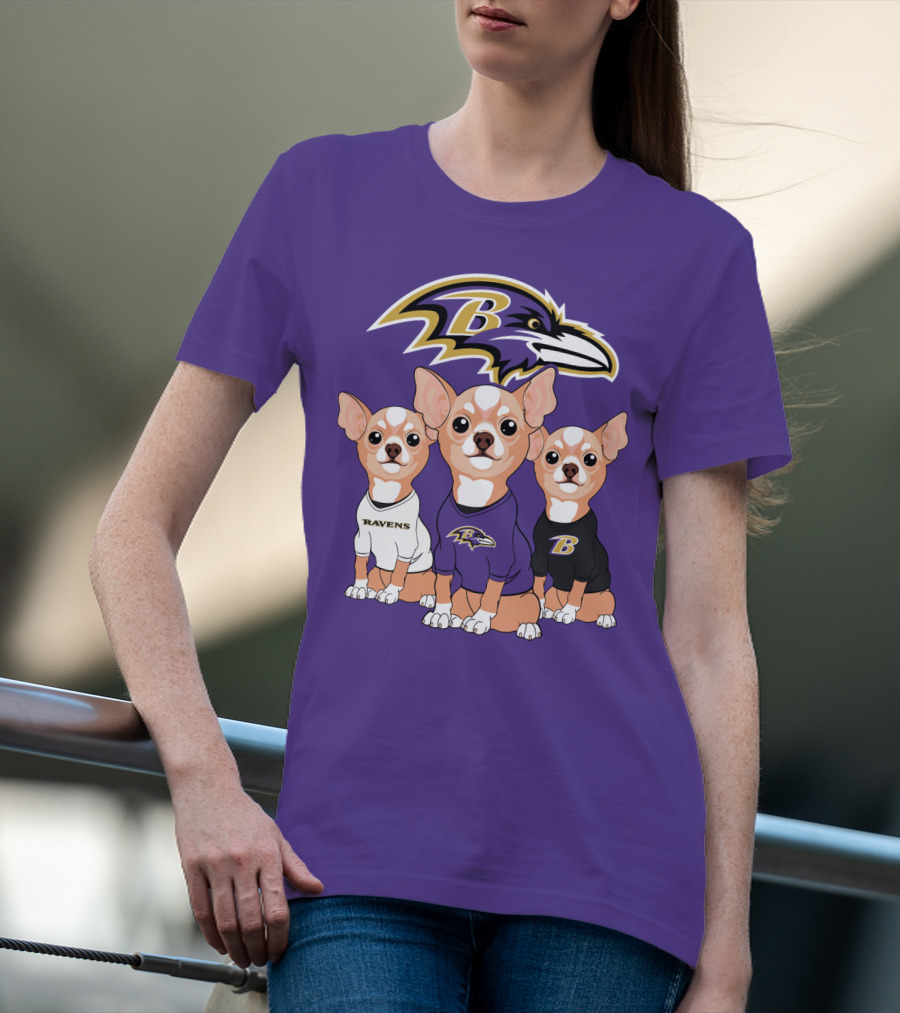Ravens Chihuahua T-Shirt