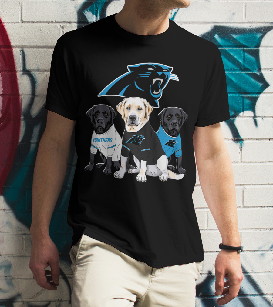 Panthers Labrador Retriever Dogs T-Shirt