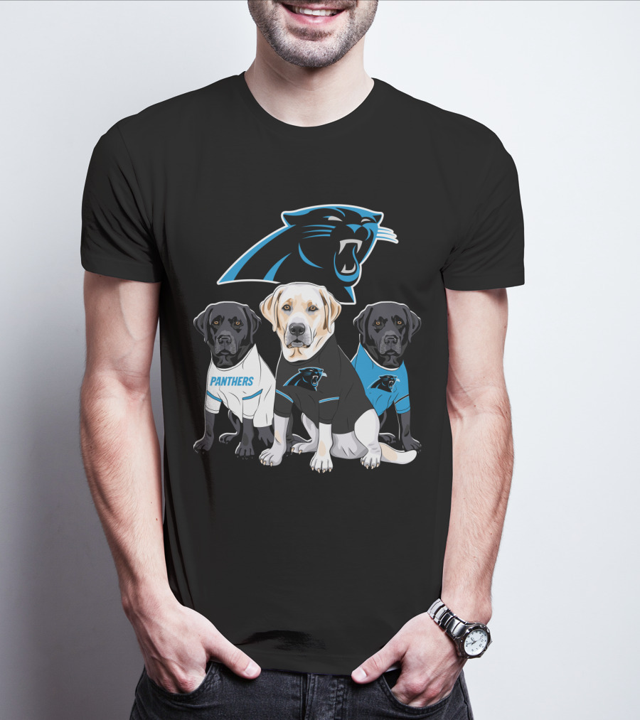 Panthers Labrador Retriever Dogs T-Shirt