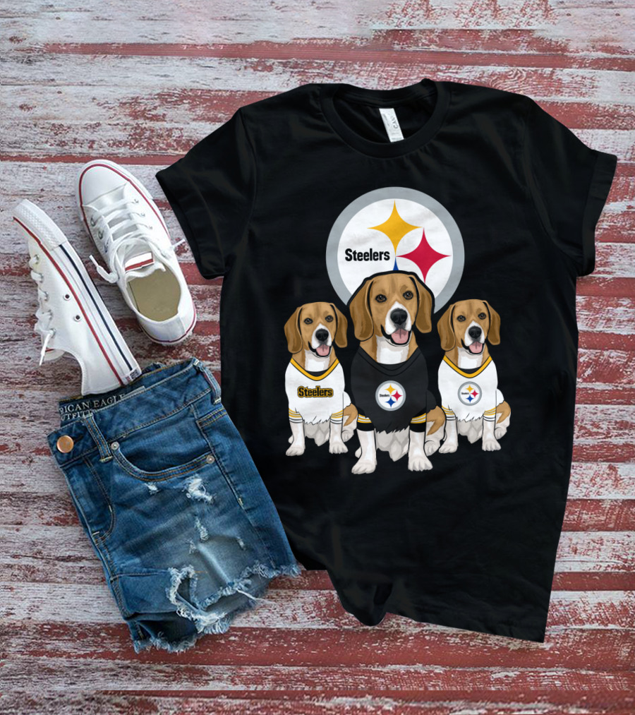 Steelers Beagle Trio T-Shirt