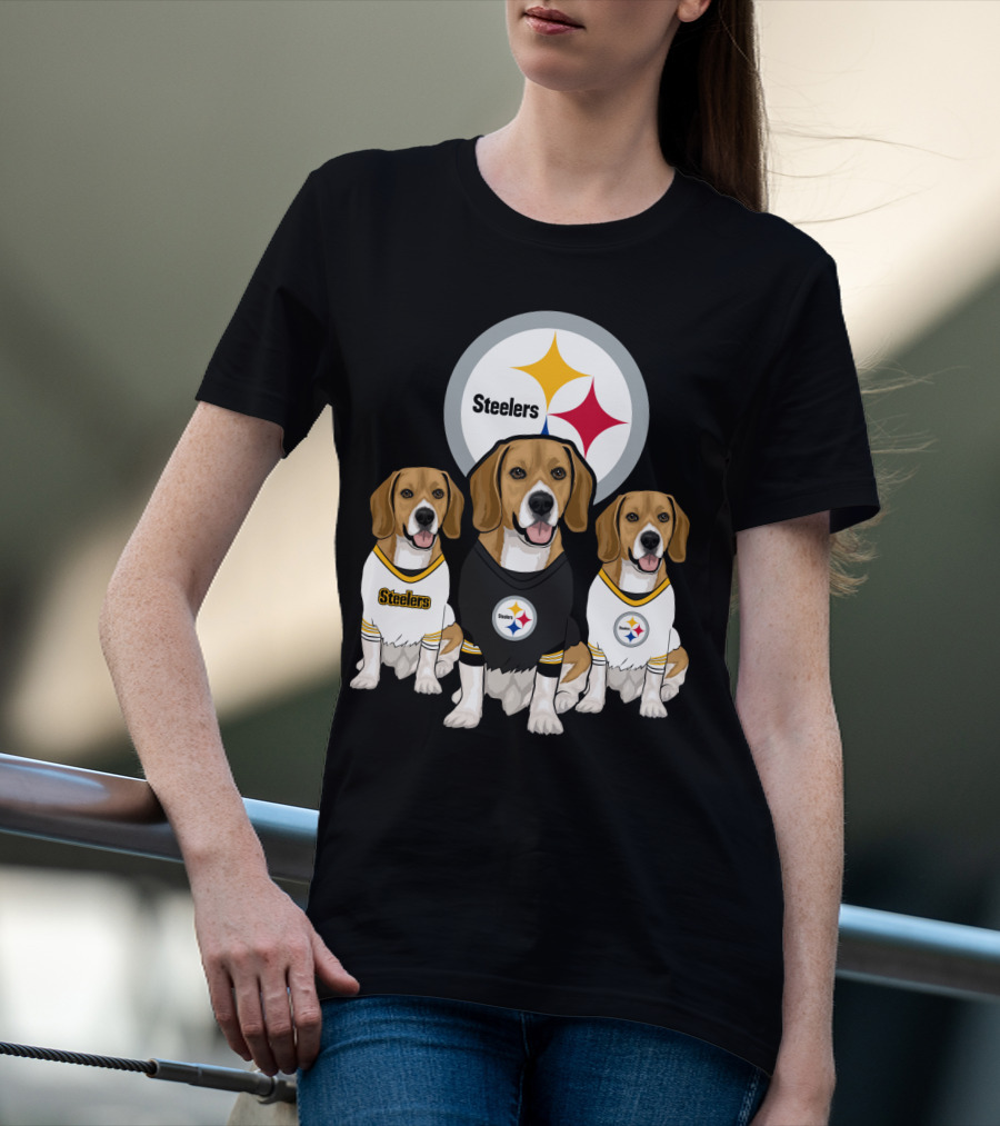 Steelers Beagle Trio T-Shirt