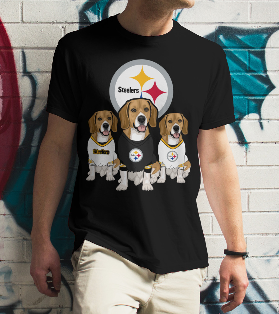 Steelers Beagle Trio T-Shirt